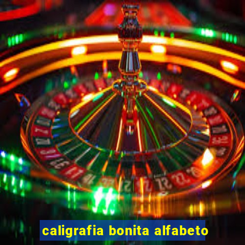 caligrafia bonita alfabeto